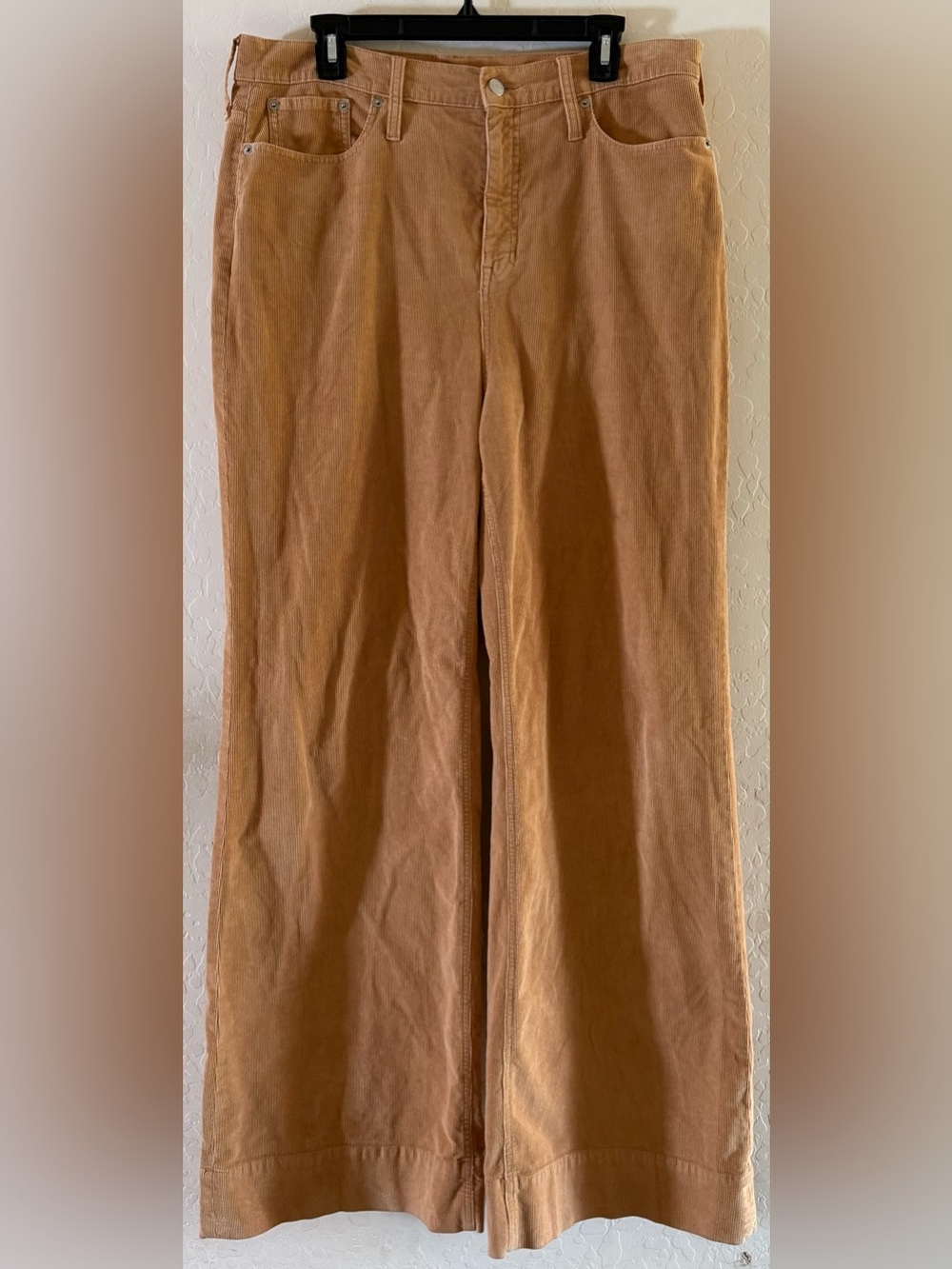 J.Crew, 32T, Wide-Leg Corduroy Pants in a rich tan shade